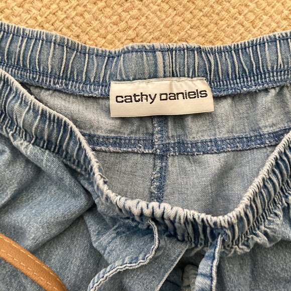 Cathy Daniels Blue Cotton Drawstring Boxer Shorts XX Large - Picture 3 of 5